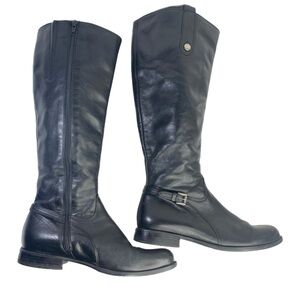 La CANADIENNE Black Leather Knee-High Boots